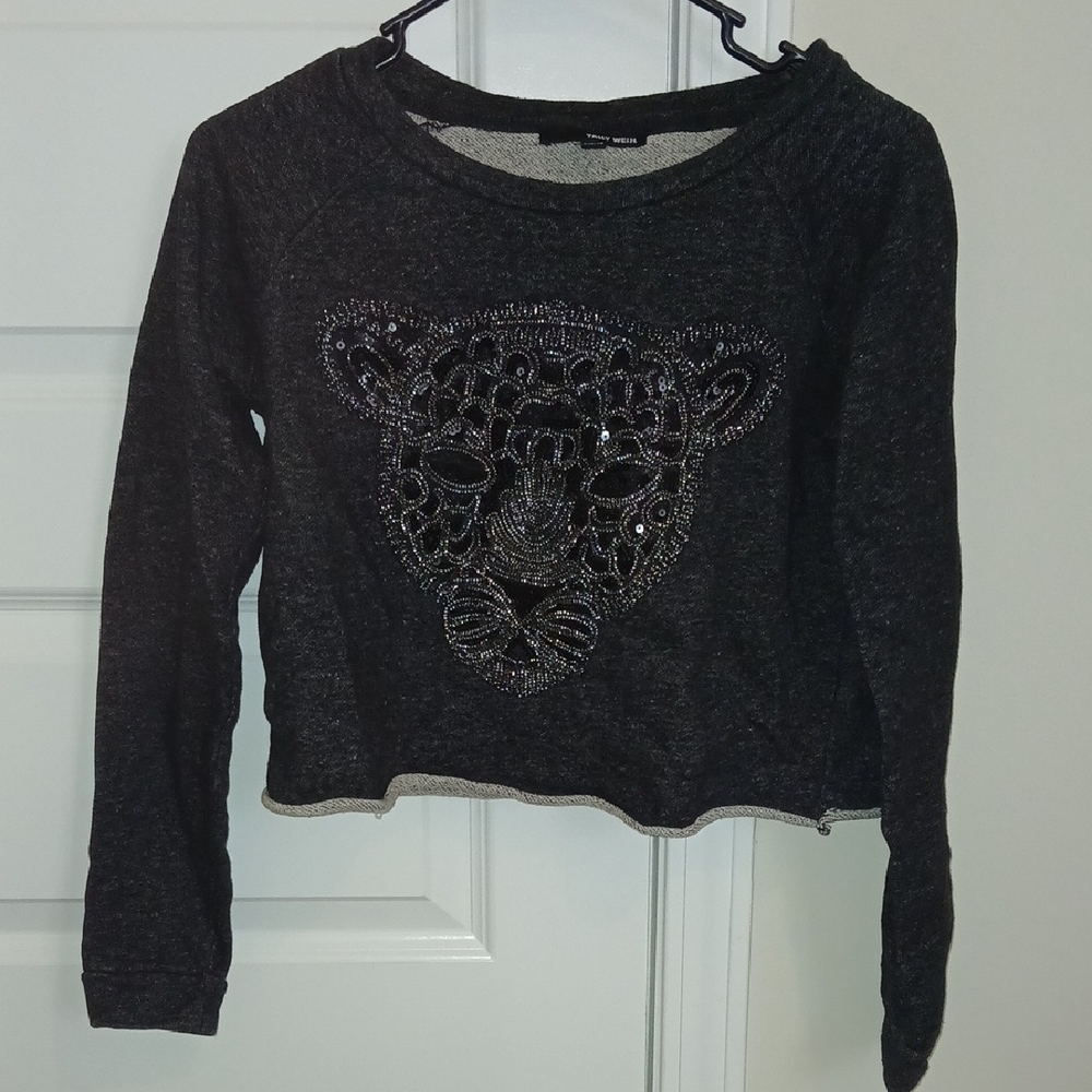 Black Embellished Sweater